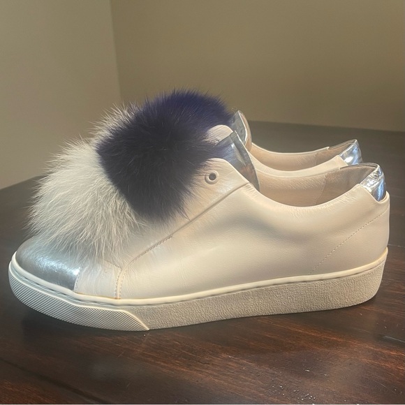 HERE/NOW Arian PomPom Trim Sneakers - Picture 5 of 14